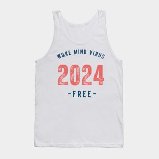 2024 Woke Mind Virus Free Tank Top